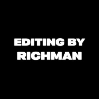 Telegram profile photo for EDITING BY RICHMAN