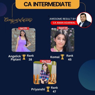 Telegram profile photo for CA Aman Agarwal - Cost and FM SM