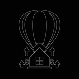 Telegram profile photo for hot air portal 💨