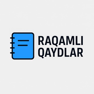 Telegram profile photo for Raqamli Qaydlar
