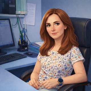 Telegram profile photo for Лена. Плету соцсети
