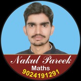 Telegram profile photo for NAKUL PAREEK MATHS