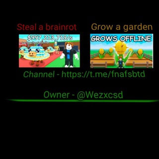 Telegram profile photo for Grow a garden,brainrot | Конкурсы