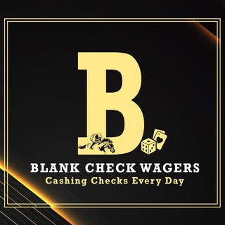 Telegram profile photo for Blank Check Wagers FREE 🤑💰
