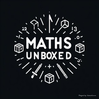 Telegram profile photo for MATHS UNBOXED