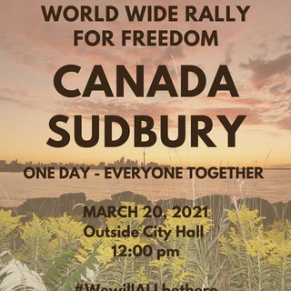 Telegram group profile photo for WorldWideDemonstration-Sudbury