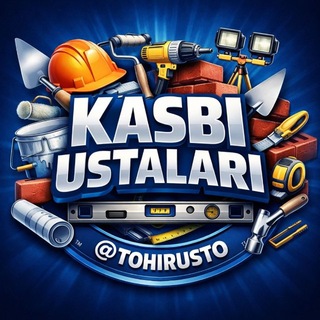 Telegram profile photo for KASBI USTALARI -КАСБИ УСТАЛАРИ 📐🪛🪚🪜🛠️⚒️