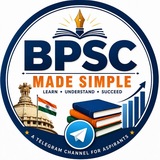 Telegram profile photo for BPSC Made Simple