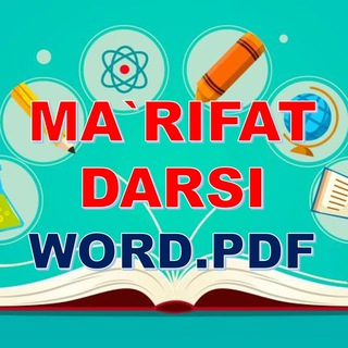 Telegram profile photo for MA`RIFAT DARSI | WORD .DOC FORMAT