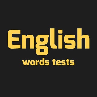 Telegram profile photo for English words tests