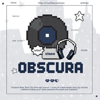 Telegram profile photo for OBSCURA CLASS, PROMO!