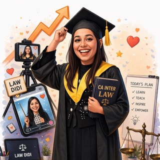 Telegram profile photo for Law by CA CS Vidhi Jain
