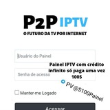Telegram profile photo for PainelP2PiPTV / Com crédito infinito só paga uma vez $100