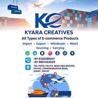 Telegram profile photo for KYARA CREATIVES E-COMMERCE WHOLESALER