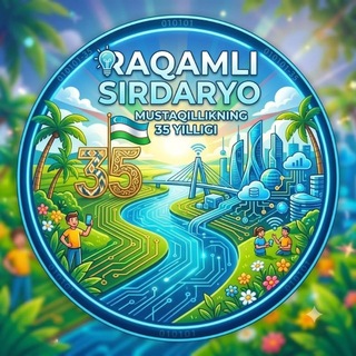 Telegram profile photo for Raqamli Sirdaryo