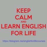 Telegram profile photo for "English For Life" (E.F.L.) courses
