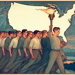 Telegram profile photo for White America