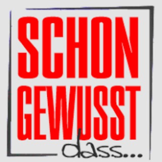 Telegram profile photo for SCHON GEWUSST ?