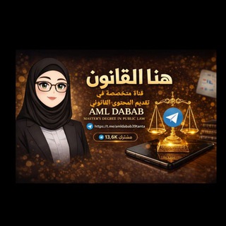 Telegram profile photo for AML DABAB (⚖️هنا القانون)