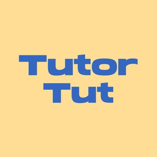 Telegram profile photo for Tutor Tut · Курсы по дизайну ·3D · Графика · Дизайн Книги