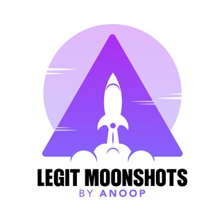 Telegram profile photo for Legit Moonshots by Anoop (Dev of 18+ Multi-Million Projects)