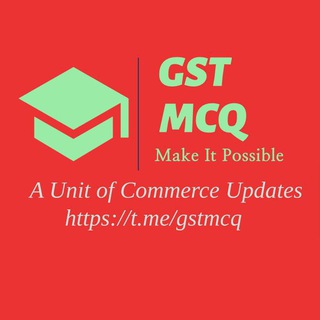 Telegram profile photo for GST MCQ