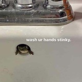 Telegram profile photo for wash ur hands stinky