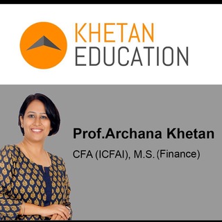 Telegram profile photo for KHETAN EDUCATION (CA Final AFM & CA Inter FM-SM)