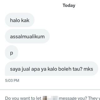 Telegram profile photo for maap kaya ga niat jualan👋