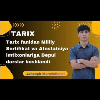 Telegram profile photo for Tarix Samarqand kanali natijalari