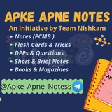 Telegram profile photo for Apke Apne Notes 2.O ( Team Nishkam π°)