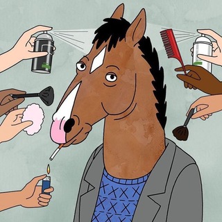 Telegram profile photo for BoJack Horseman (obviously)