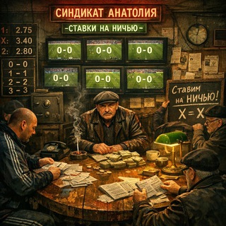 Telegram profile photo for Синдикат Анатолия | Ставки на ничью
