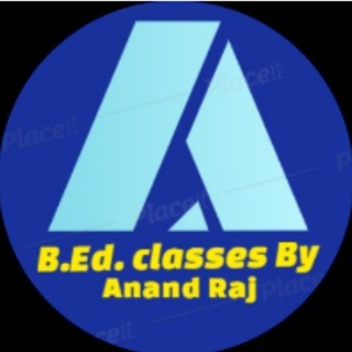 Telegram profile photo for B.Ed.classes By Anand Raj