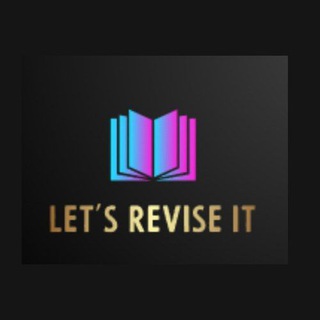 Telegram profile photo for LET'S REVISE IT
