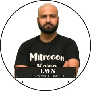 Telegram profile photo for Learn With Sumit Sir