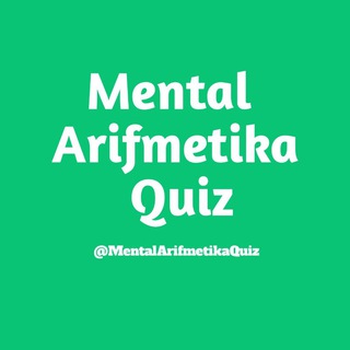 Telegram profile photo for Mental Arifmetika Quiz