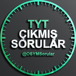 Telegram profile photo for TYT ÇIKMIŞ SORULAR