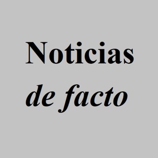 Telegram profile photo for Noticias de facto