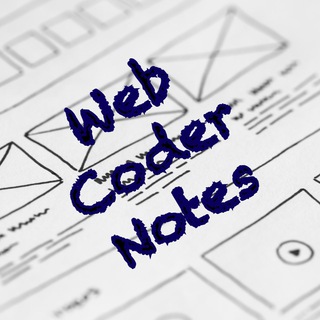Telegram profile photo for Web Coder Notes