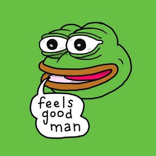 Telegram profile photo for Feels Good Man - Pepes Message