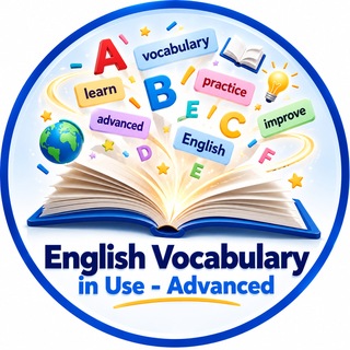 Telegram profile photo for English Vocabulary in Use - Advanced