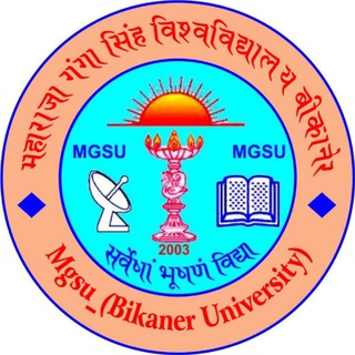 Telegram profile photo for Mgsu_(Bikaner University)