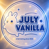 Telegram profile photo for ⁺₊ 𝗝𝗨𝗟𝗬 𝗩𝗔𝗡𝗜𝗟𝗟𝗔 🧁 ₊⁺