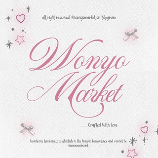 Telegram profile photo for 𐙚 Wonyo Market — open