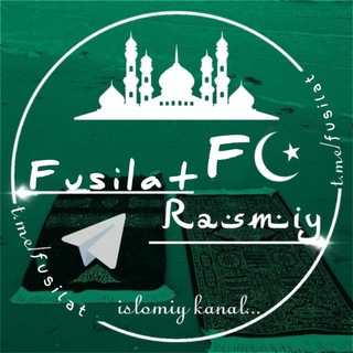 Telegram profile photo for FUSILAT 🌼 Rasmiy