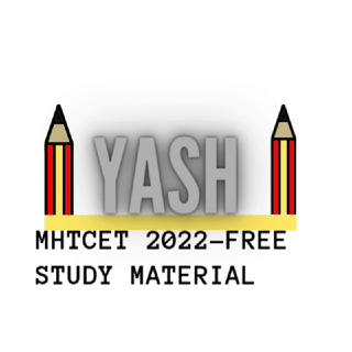 Telegram profile photo for MHTCET 2025-26 -FREE STUDY MATERIAL
