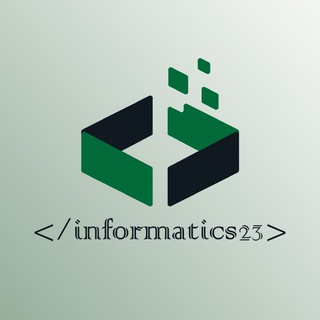 Telegram profile photo for informatics 23