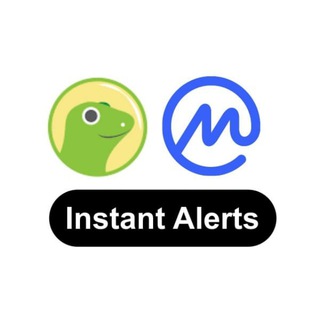 Telegram profile photo for Coingecko/CMC INSTANT Alerts