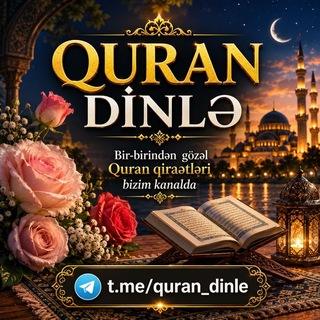 Telegram profile photo for Quran Dinlə🤍🎧